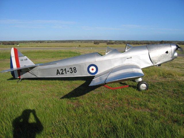 Moth Minor A21-38 VH-AIB still flying Goolwa S.A. Photo Provided by Owner Stephen Jenkins